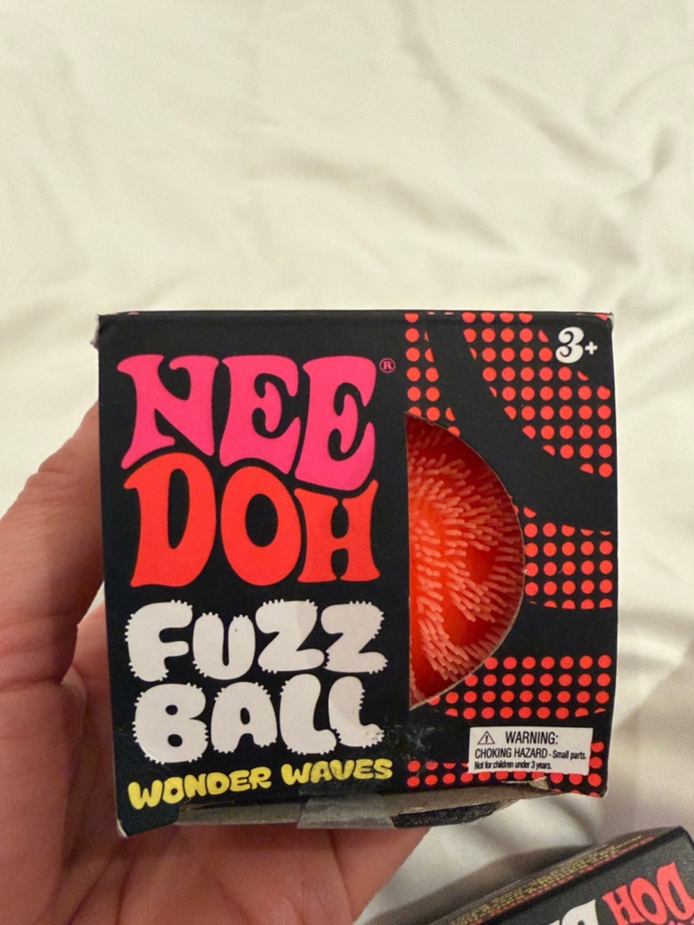 NeeDoh Fuzz Ball Wonder Waves - Orange